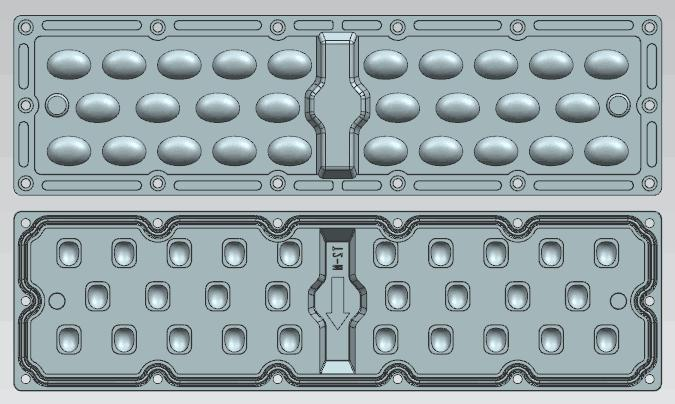 Lente de holofote 270x75-28H1-90°